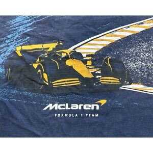McLaren F1 Team Graphic Tee American Eagle Boxy Fit Navy Men’s Size S